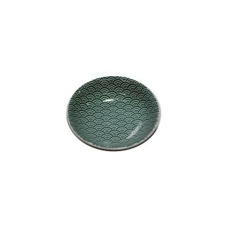 piattino koi bianco verde