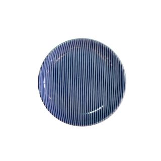 piattino rigato bianco blu