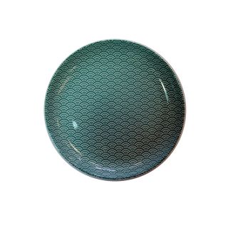 piatto tondo koi verde