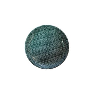 piattino koi bianco verde
