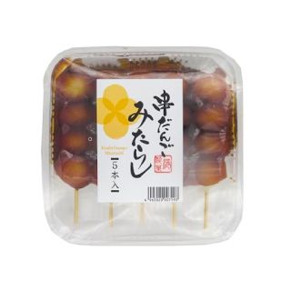 mitarashi dango dolce giapponese a base di riso glutinoso